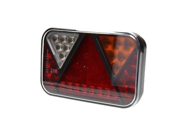 LED Baklys SCANDI-270 Hø 200x130x50 , 12V, Bajonettilslutning 5-pol