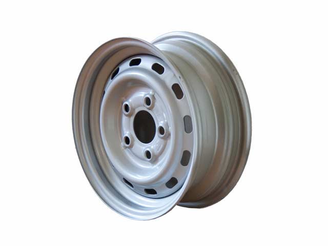 Släpvagnsfälg 5x13 Bultcirkel 5x112 Centrumhål 66,6 Offset +33 Silver