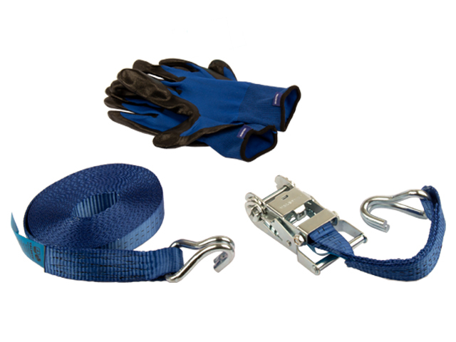 Spännbandset Basic 35mm x 8m 1000Kg (daN) med Handskar