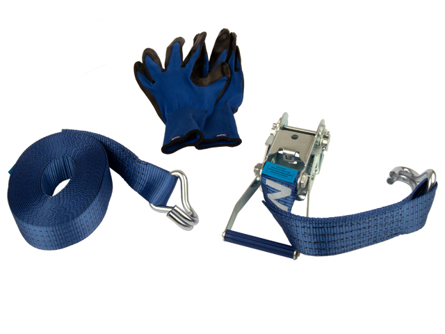 Spännbandset Standard 50mm x 8m 2000Kg (daN) med Handskar
