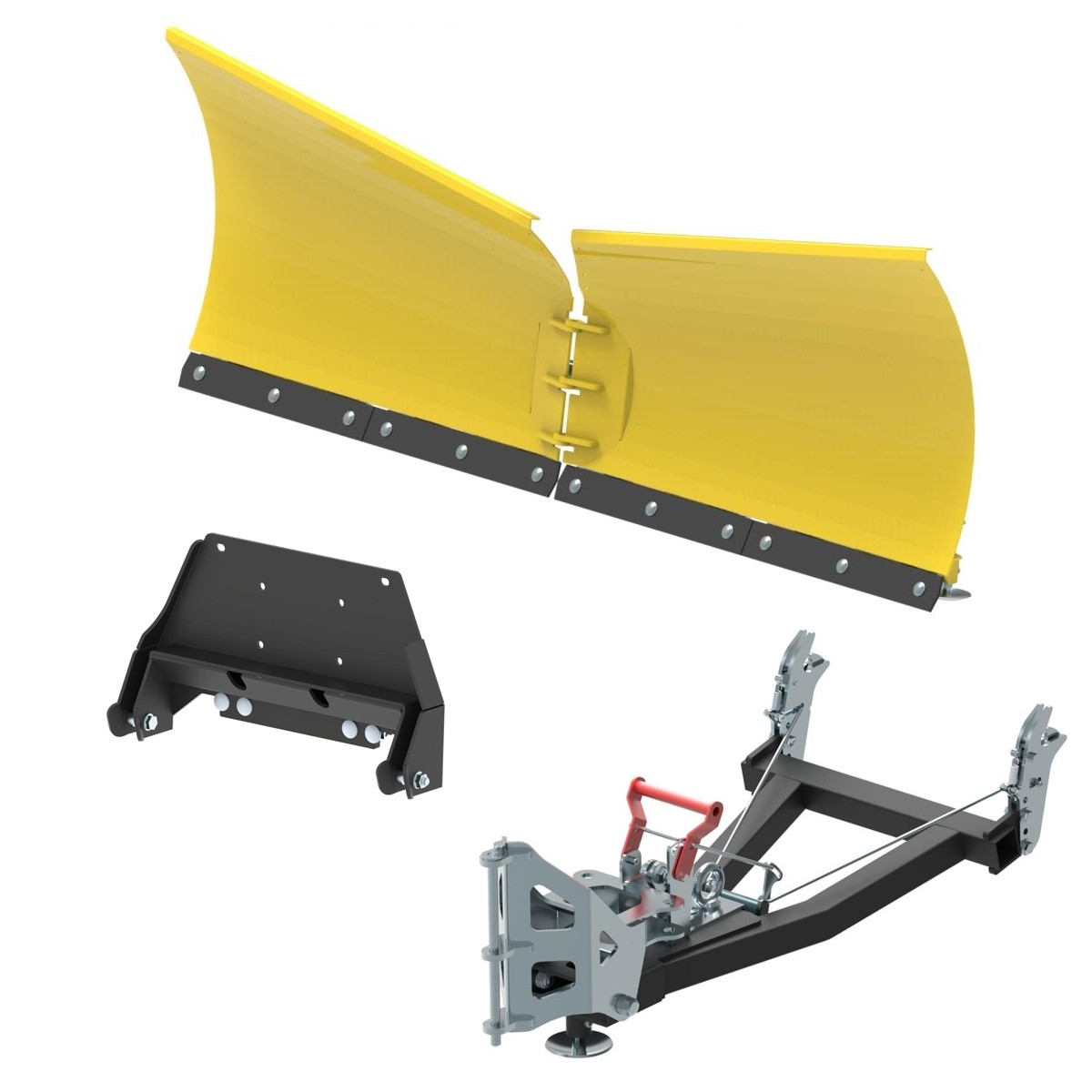 Iron Baltic (ib) - IB ATV Plogpaket Vik-Plog 150cm Frontmonterad GEN II